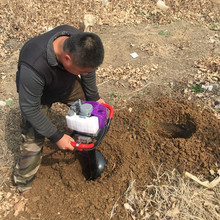 园林绿化栽树机道路建设打桩挖坑机拖拉机打孔机