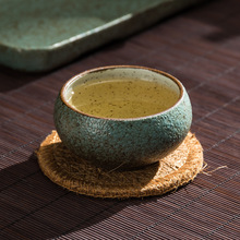 茶杯陶瓷家用功夫茶具粗陶品茗杯套装小号个人主人杯日式普洱闻香