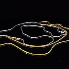 S925银项链意大利工艺项链蛇骨链厂家直播直供高端小众链条