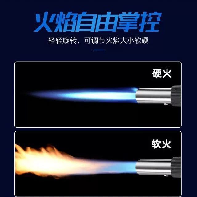 Card Type Air Spray Gun Pig Hair Burning Flame Gun Portable Welding Gun Barbecue Igniter Baking at Home Hair Burning 