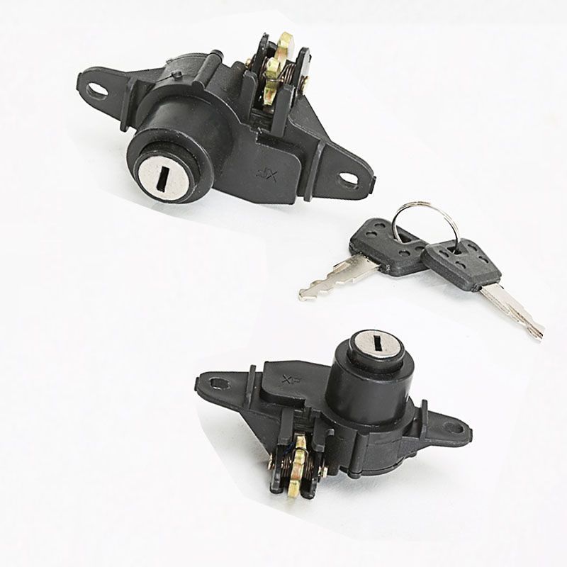 电动车凌鹰尾箱锁摩托车后备箱锁电瓶车行李箱锁踏板车收纳箱锁