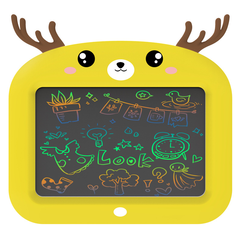 Children's Cartoon LCD Handwriting Board Various Animal Drawing Board Electronic Tablet Graffiti Drawing Board Eye Protection Small Blackboard