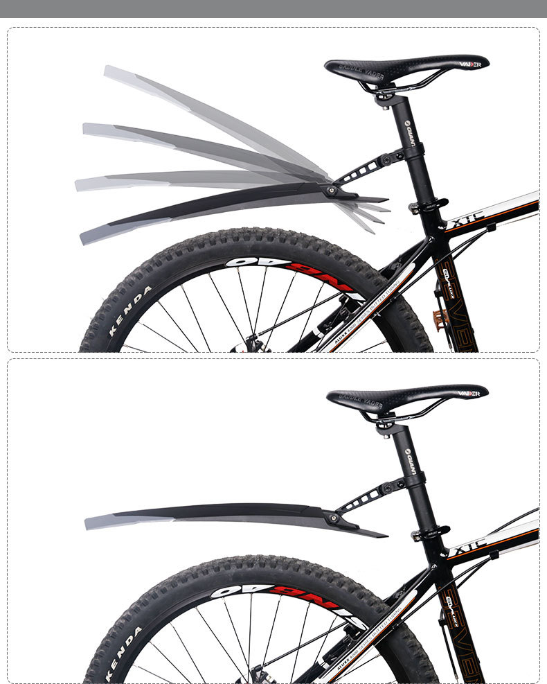 山地车自行车挡泥板通用死飞单车配件装备24-29寸后挡泥瓦挡雨板