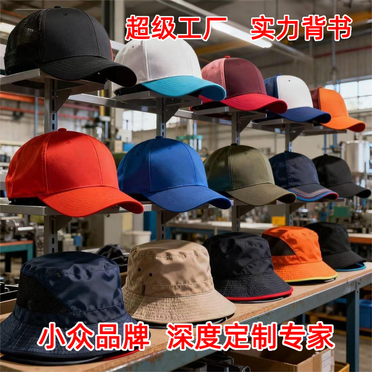 小批量加工定制纯色光板鸭舌帽男女运动广告帽加图加字定制棒球帽