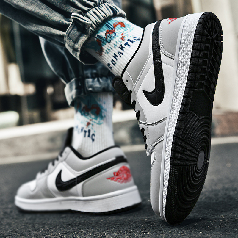 莆田aj男鞋aj1板鞋男款闪电倒钩蒲田官方夏季休闲运动鞋子女