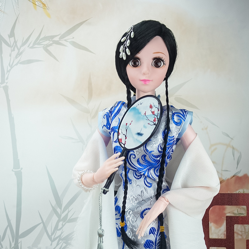 60厘米古风比比娃娃仿真古代人偶3分bjd娃娃汉服古装中国风公主
