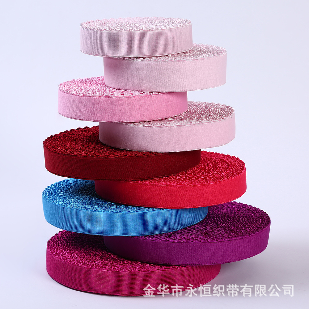 In Stock Wholesale Crescent Brushed Elastic Band Tooth Edge Brushed Elastic Band Dance Skirt Clothing Accessories