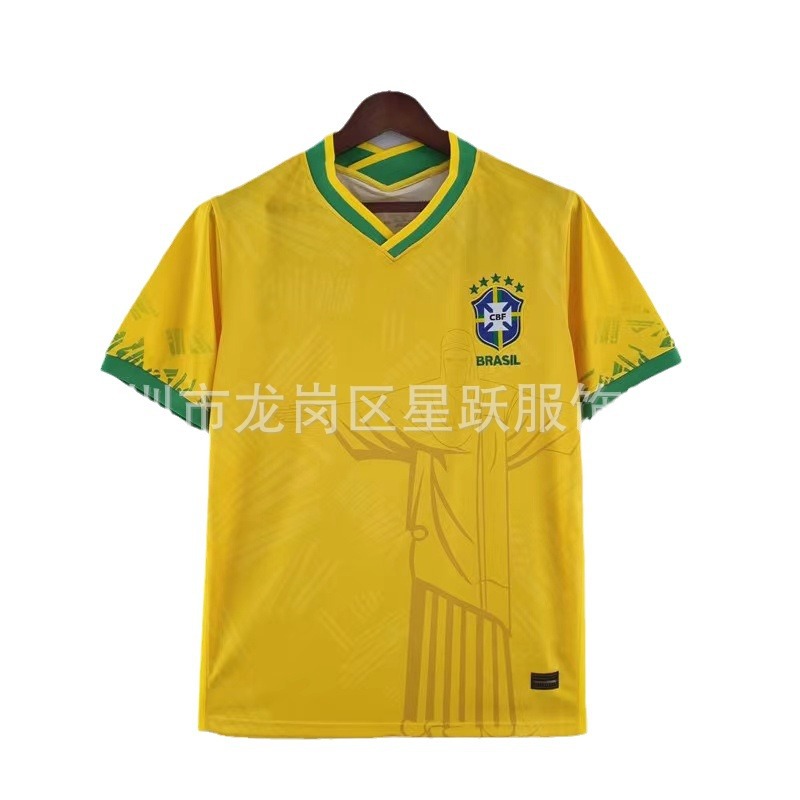 巴西国家队球衣22/23短袖特别版9号热苏斯10号内马尔训练服足球服