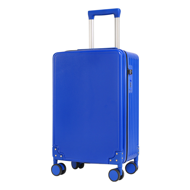 New Klein Blue Trolley Case Universal Wheel Luggage Business Trip Large Capacity Suitcase Boarding Bag Men and Women Same Style