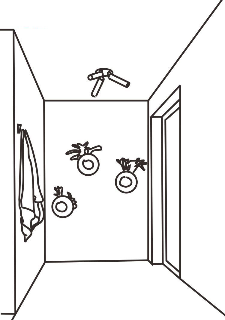 无主灯照明led轨道洗墙灯cob射灯20w25w偏光洗墙灯照画照墙均匀