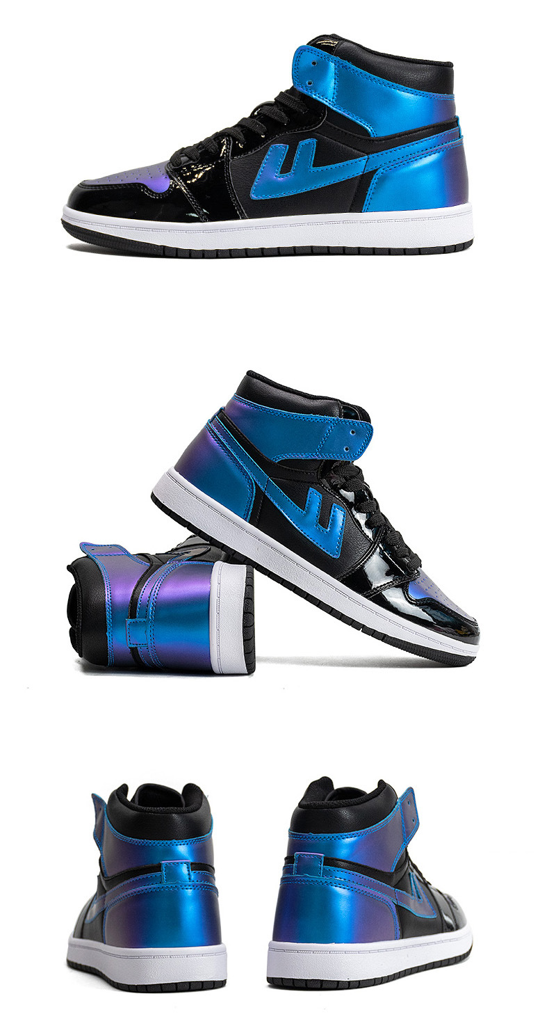 回力官方旗舰店男鞋2021年新款潮空军一号变色龙高帮板鞋aj运动鞋