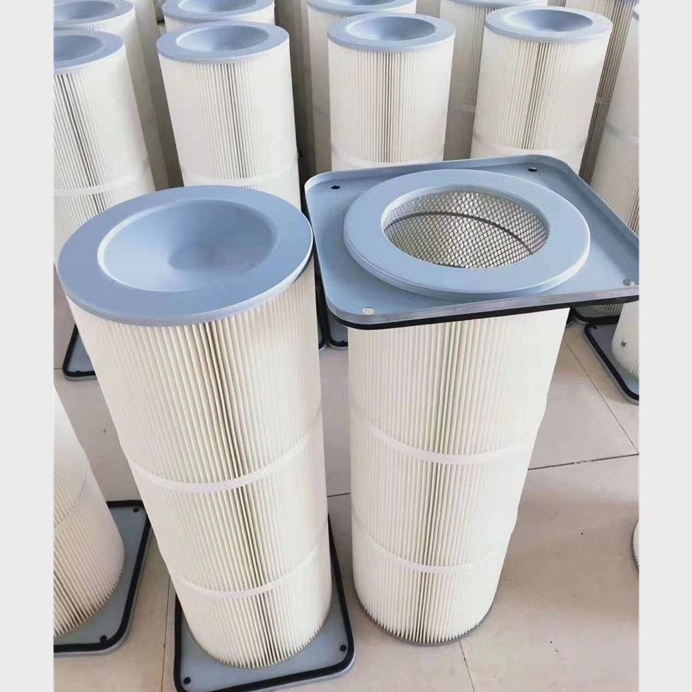 聚酯纤维滤筒覆膜滤筒除尘滤筒除尘器滤筒六耳除尘器方口滤筒