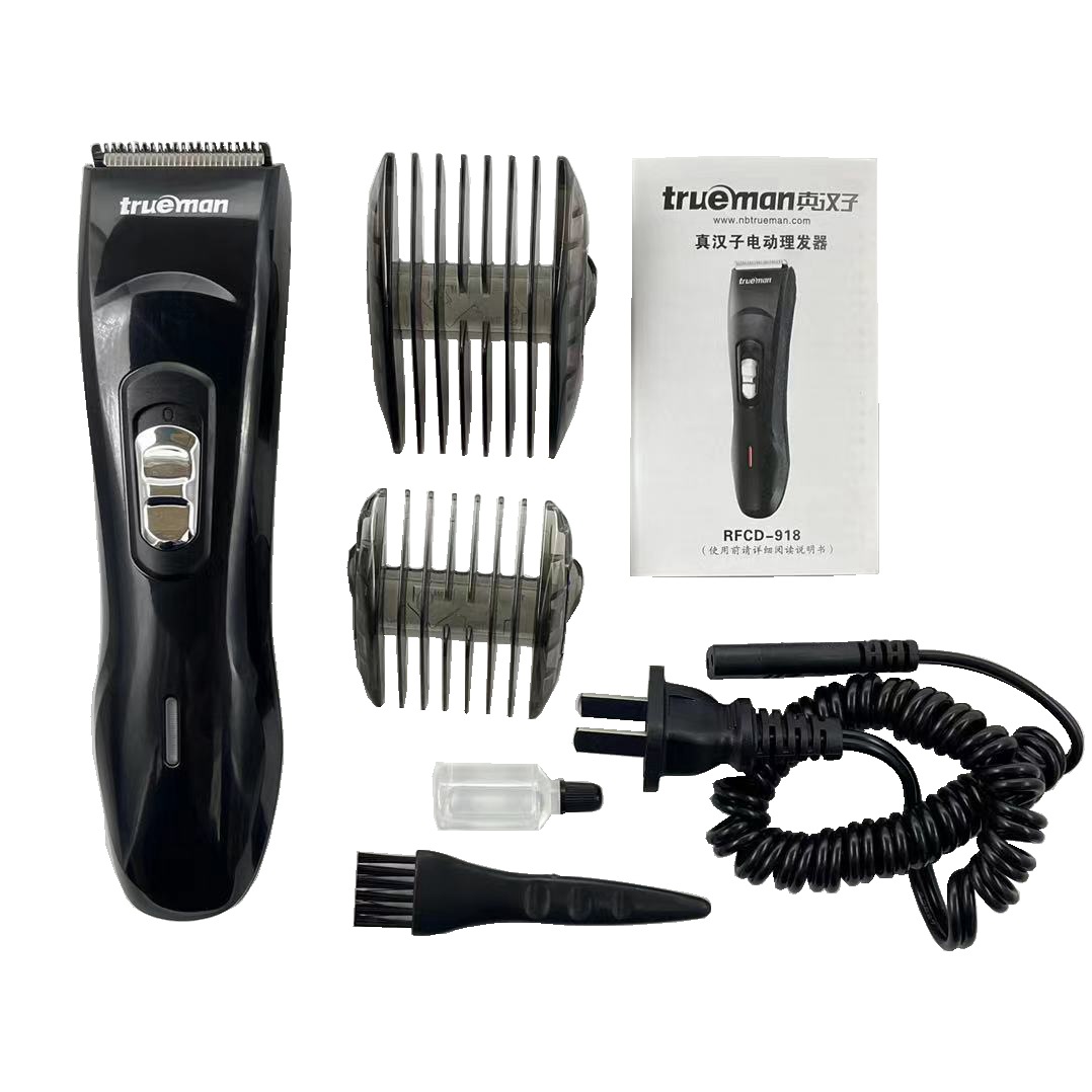 Trueman 918 Electric Hair Clipper Household Electric Clipper Fully Washable Rechargeable Electric Clipper Haircut Clippers