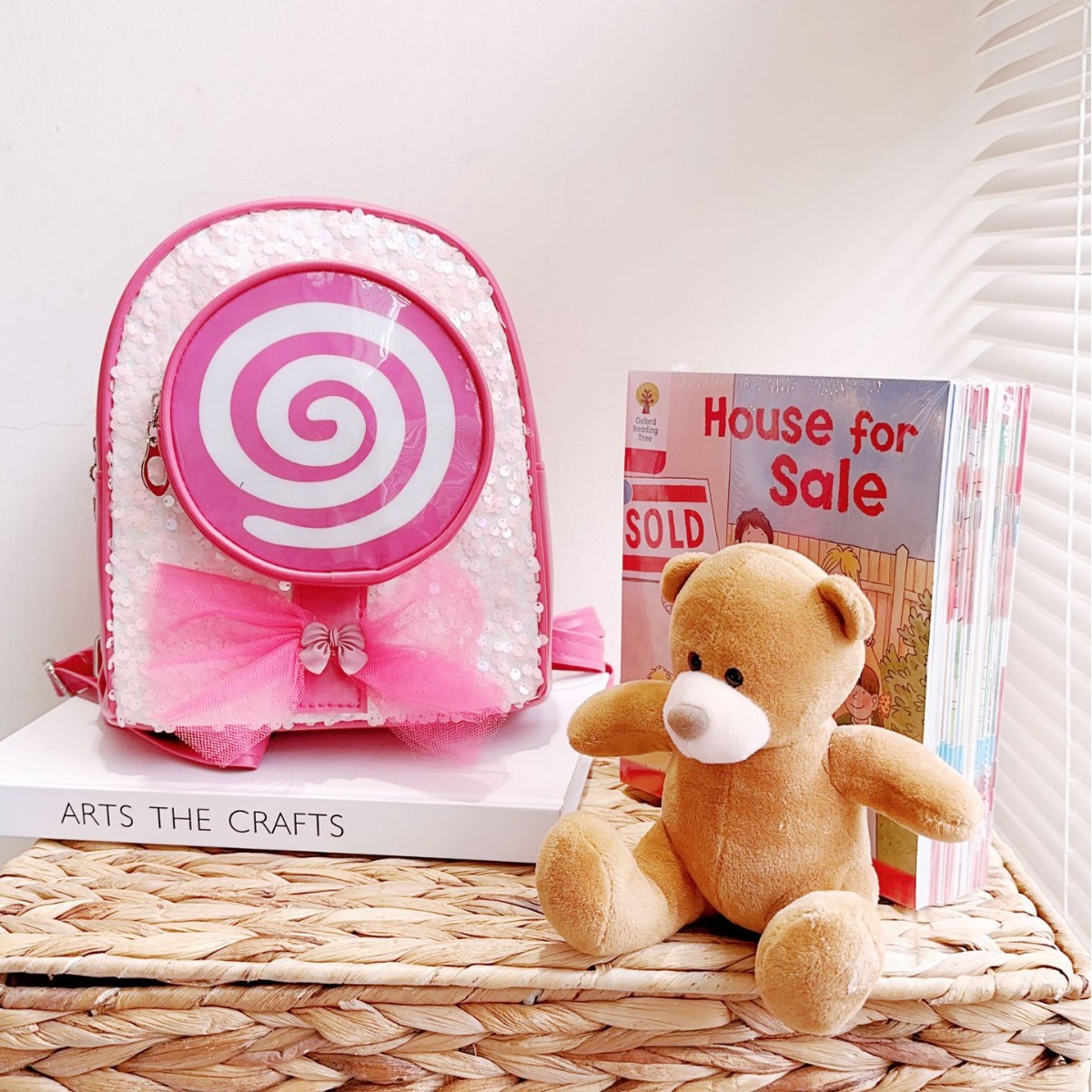 Children's Backpack 2023 New Bow Kindergarten Backpack Fashionable Sequins Lollipop Girls' Backpack