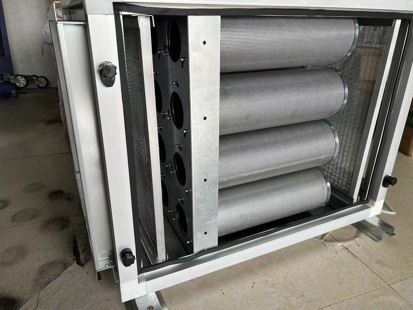 筒式活性炭过滤器工业级废气处理吸附式空气过滤筒风机分子过滤筒