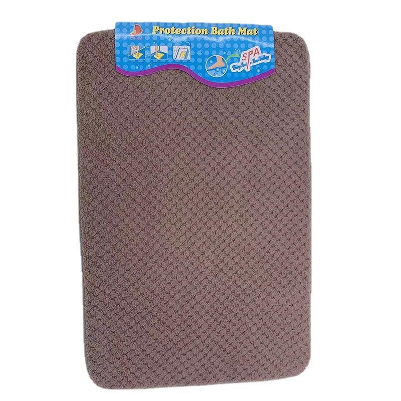 Cross-Border Non-Slip Floor Mat Absorbent Pineapple Grid Floor Mat Living Room Bedroom Bedside Foot Mat Home Floor Mat Carpet Wholesale