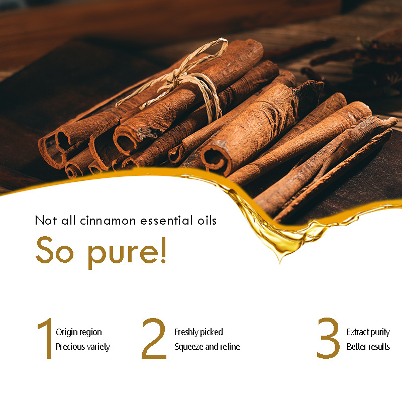 跨境肉桂精油单方10ml按摩油植物单方精油cinnamon essential oil