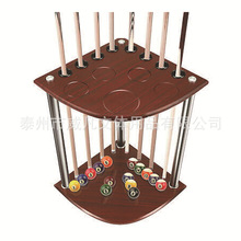 威凡台球桌木质架杆扇形8孔撞球台多种颜色架杆桌球台配件架杆器