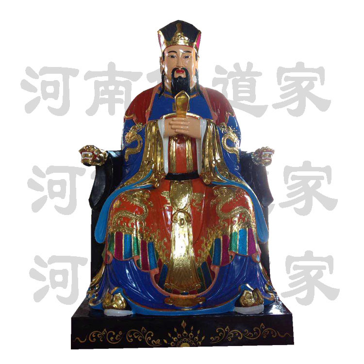 灌口神像 二郎神真君神像雕塑塑像 川祖菩萨 二郎显圣真君佛