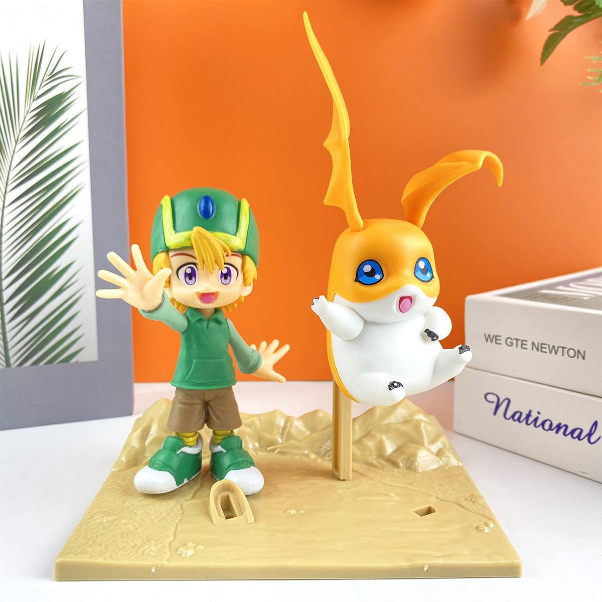 数码宝贝动漫模型手办套装八神太一亚古兽加布兽桌面公仔装饰摆件-阿