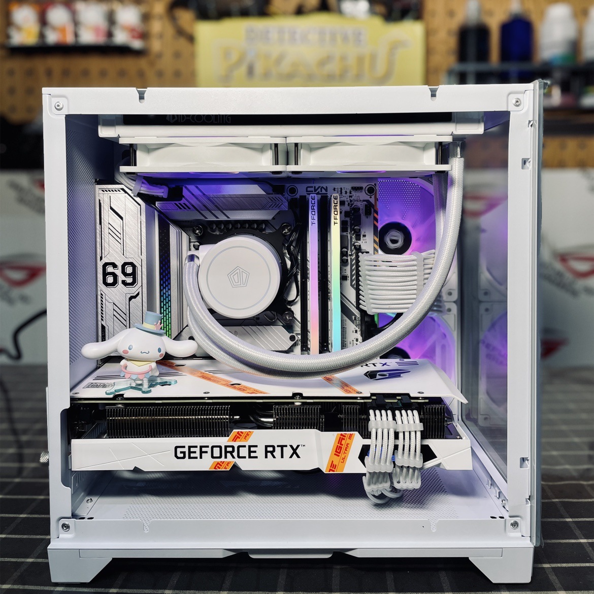 广州npc水冷mod高端硬管分体式cpu显卡散热硬管电脑主机套装