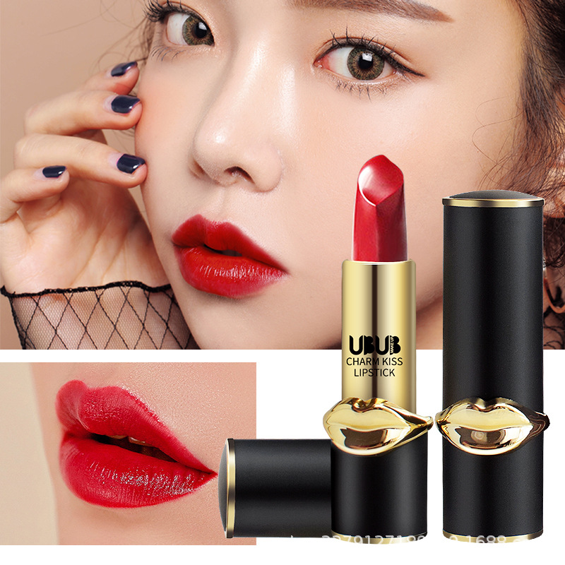 ubub双效滋润炫色口红哑光雾面正红色人鱼姬姨妈豆沙色颜九推抖音
