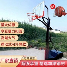 gew室内外篮球架户外儿童成人可升降可移动标准篮球架家用训练篮