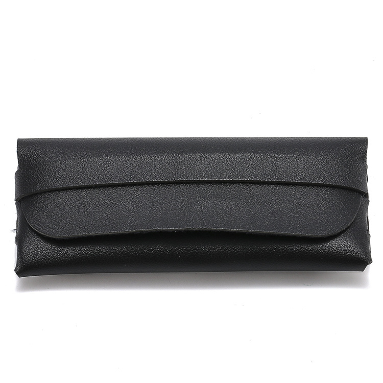 v牌眼镜盒 软包套装 太阳镜皮革眼镜盒 光学眼镜盒 可加印logo