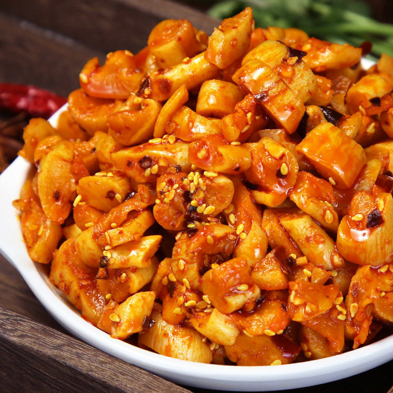 麻辣萝卜干香辣脆萝卜丁咸菜农家腌制下饭菜酱菜即食小菜包邮