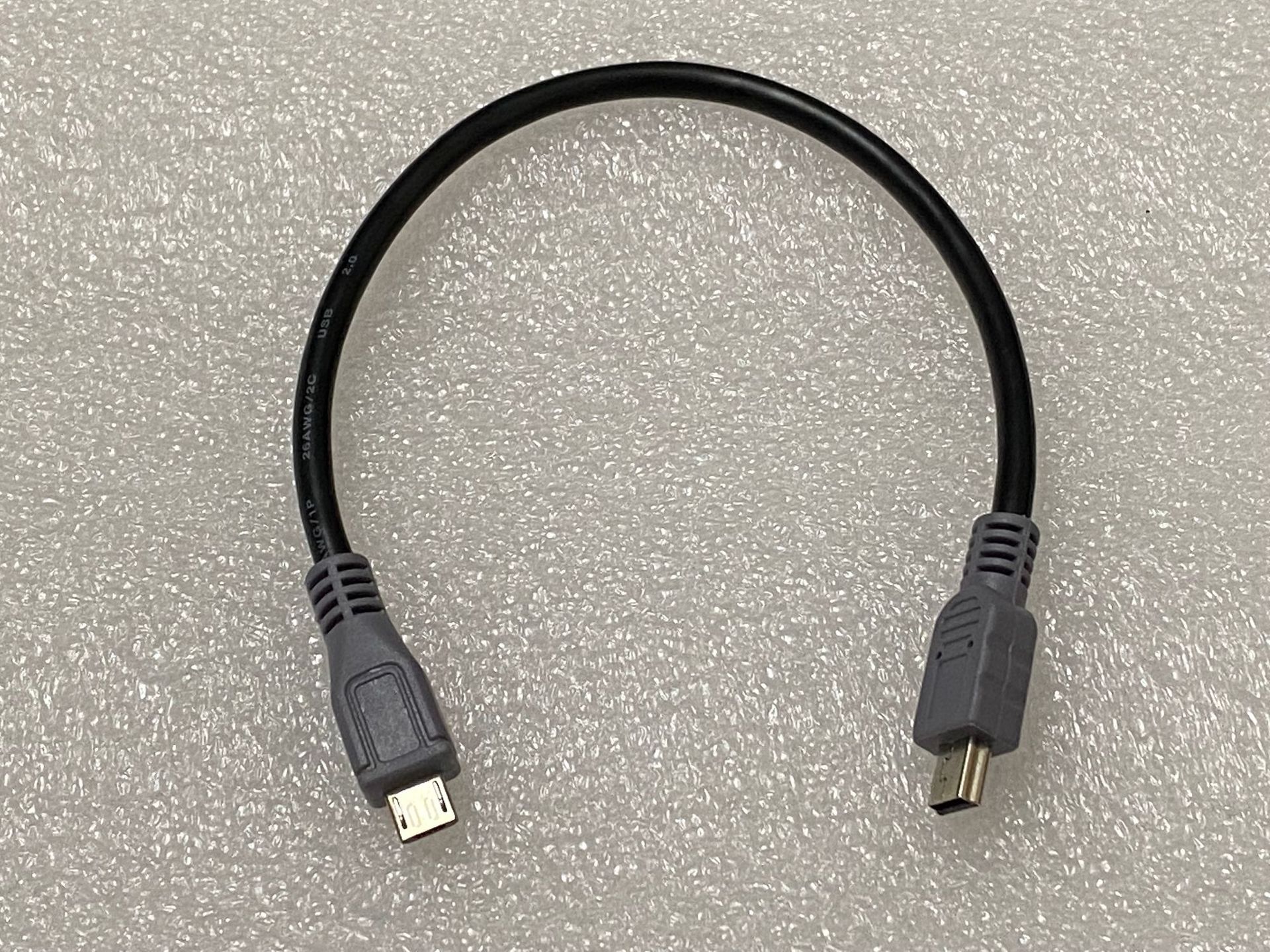 otgv3转v8转接线miniusb公转microusb迷你t型口5p公数据转换头