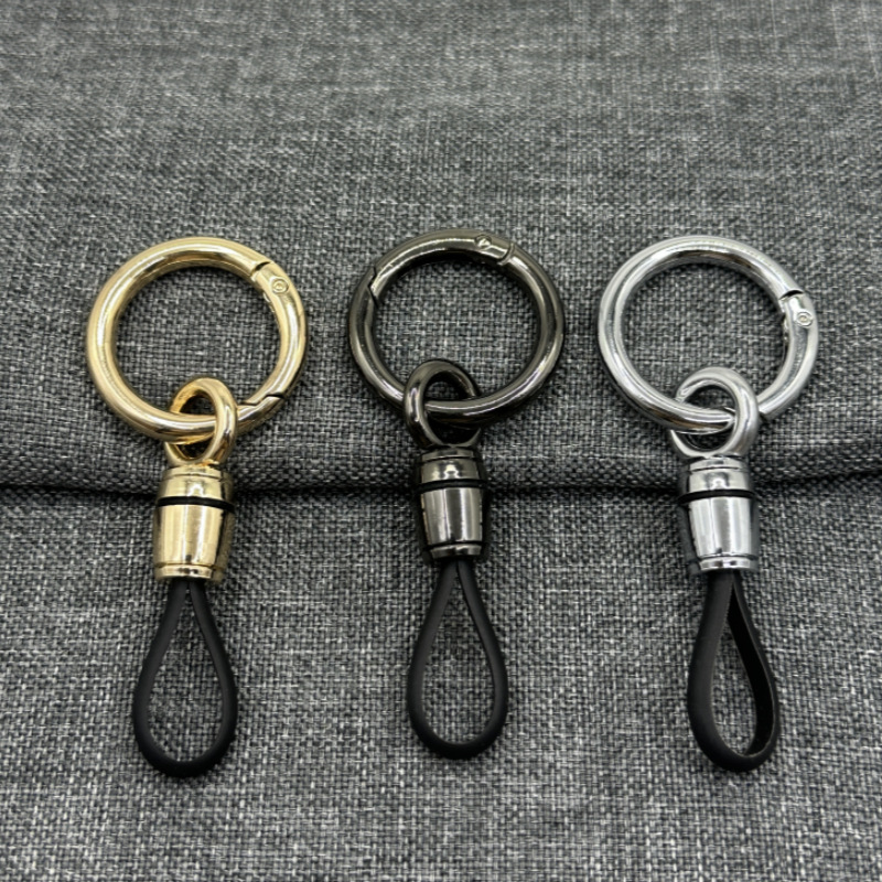 男士汽车钥匙扣挂件金属简约钥匙链腰挂扣环挂饰商务防丢锁匙扣