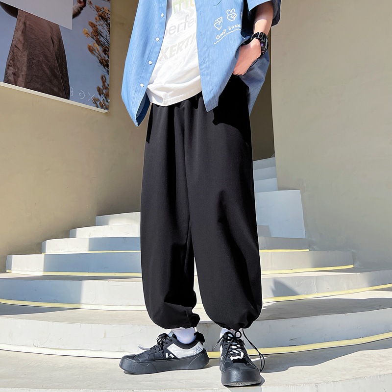秋季灯笼裤男