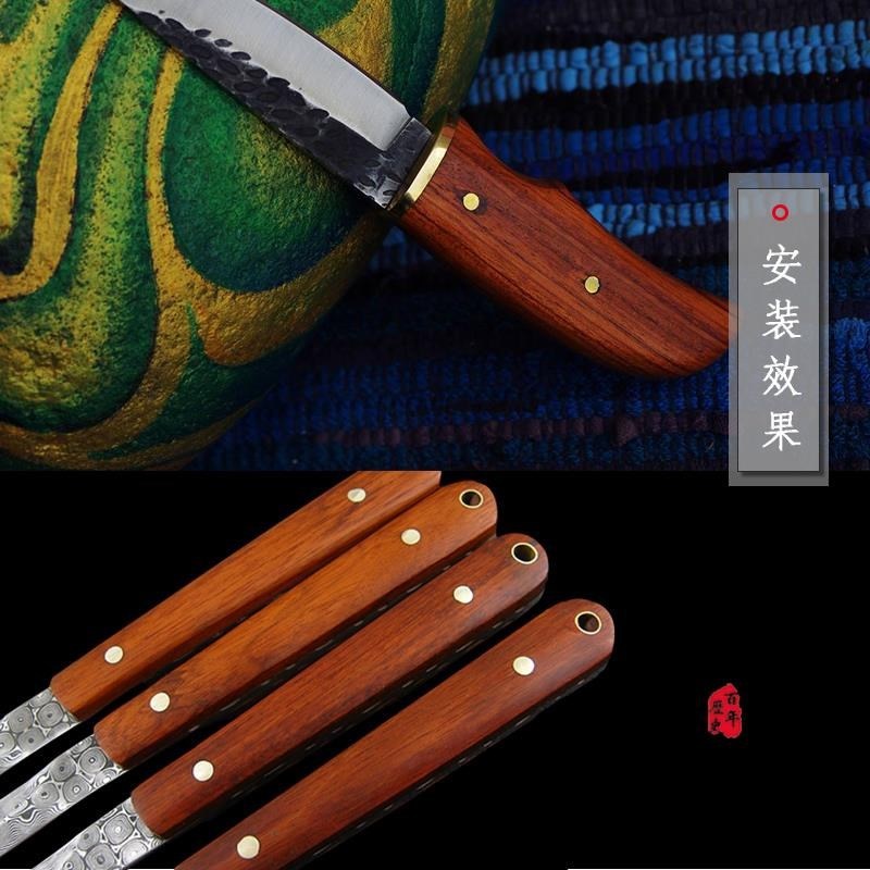 刀柄铆钉 黄铜棒 钢棒铜条实心 刀柄刀把配件.