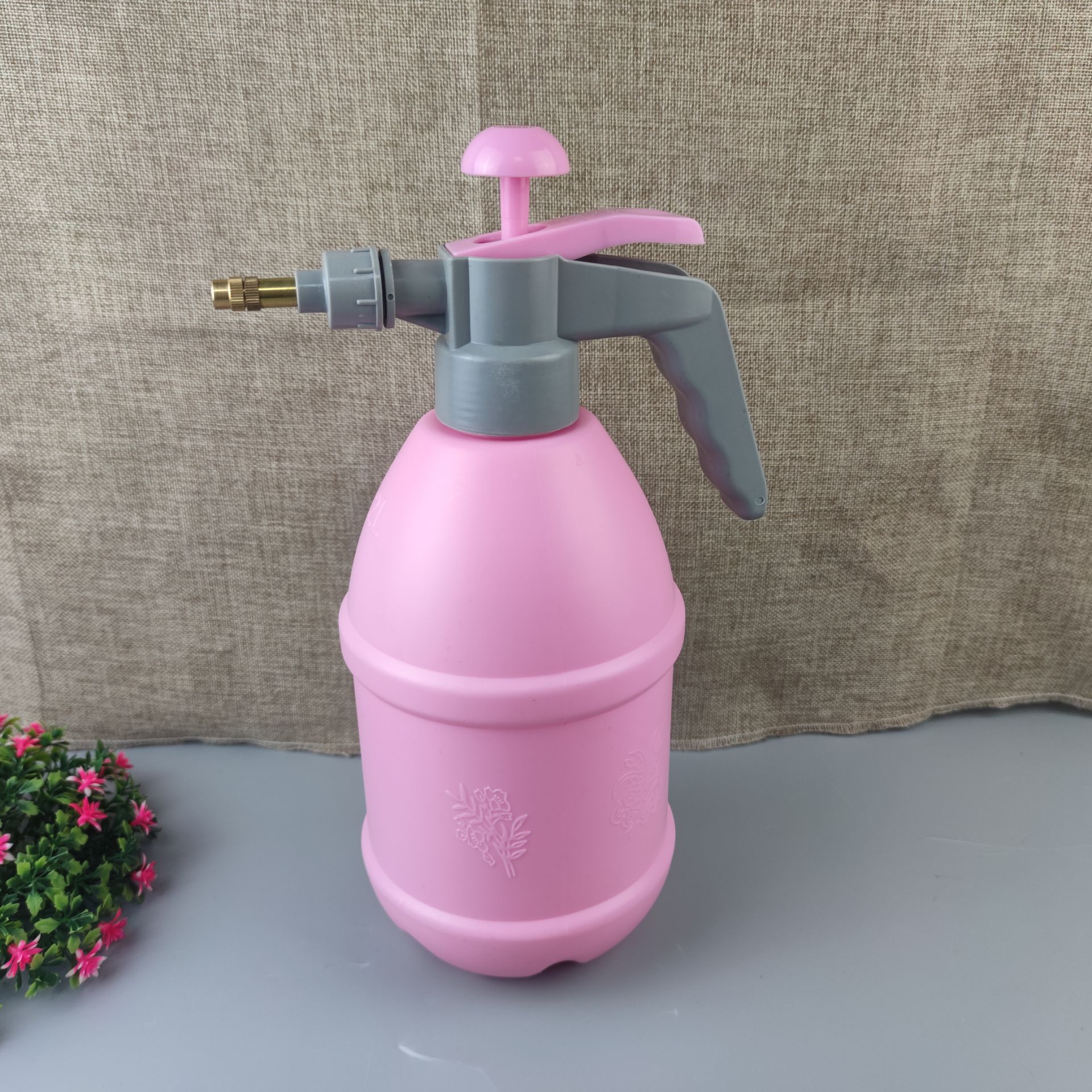 现货 园艺浇花喷壶 气压式塑料喷壶 pe塑料瓶 消毒液喷壶