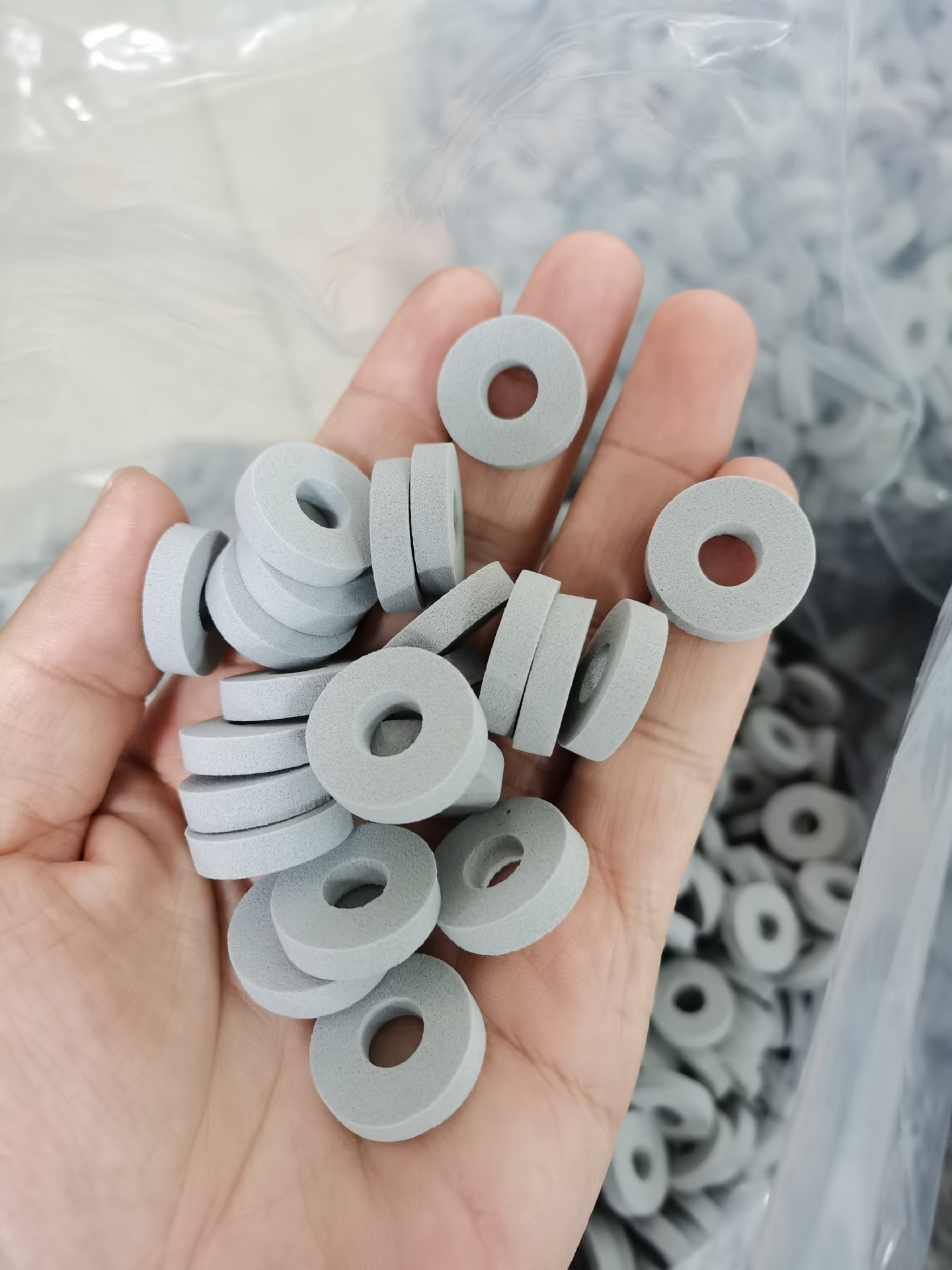 ps4ps5游戏机手柄缓冲垫圈泡绵橡胶垫片任天堂摇杆epdm橡胶圈