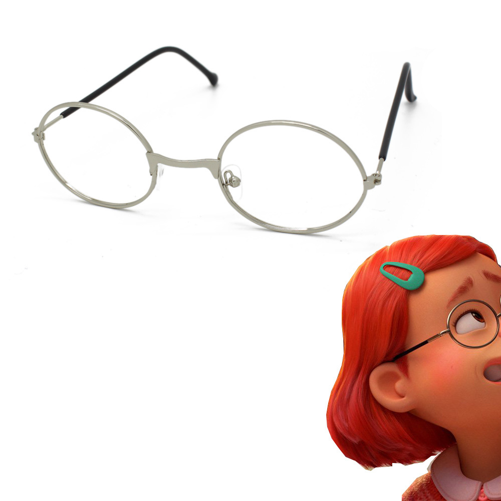 卡通动漫同款眼镜椭圆形复古学生男童女童儿童小孩眼镜框