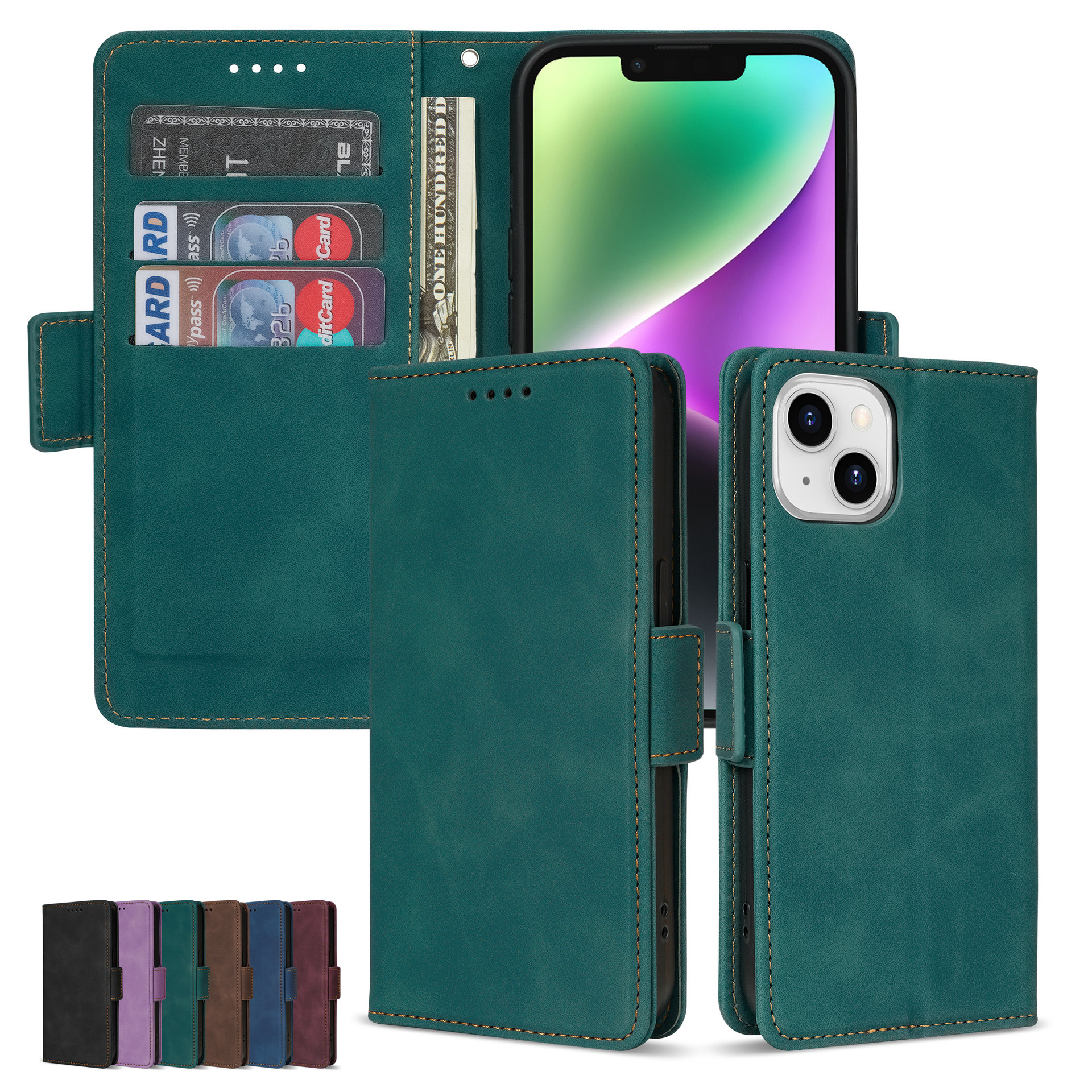 适用夏普sense7手机壳侧扣防摔手机皮套谷歌7a复古肤感翻盖保护套