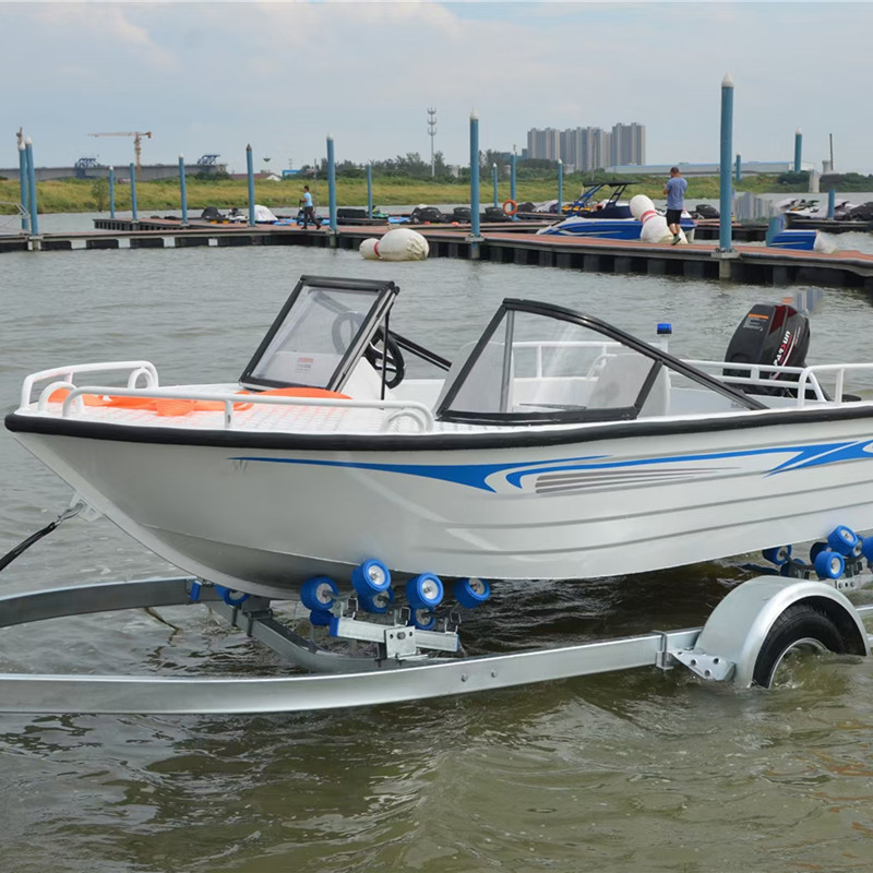 钓鱼巡逻艇交通船半棚休闲全棚艇艇铝合金旅游观光艇 铝合金 快艇