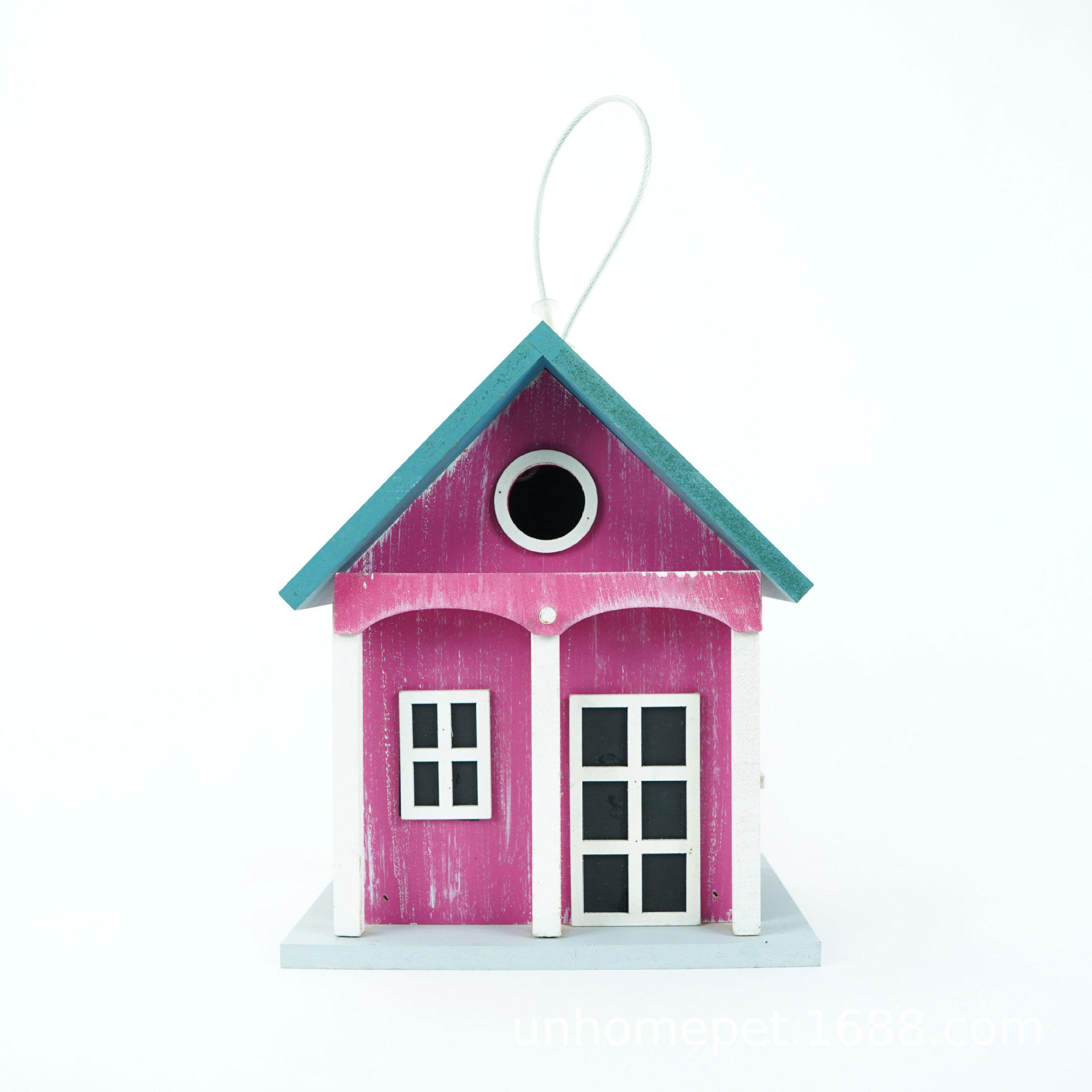 实木鸟窝鸟巢装饰鸟笼户外鸟屋木质珍珠麻雀鸟房子牡丹鹦鹉繁殖箱