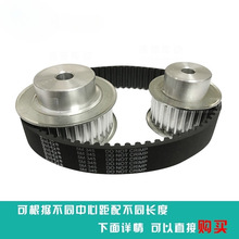 JM5m40齿 同步带轮 同步轮 铝合金5M40T 40齿 带宽20mm/25mm