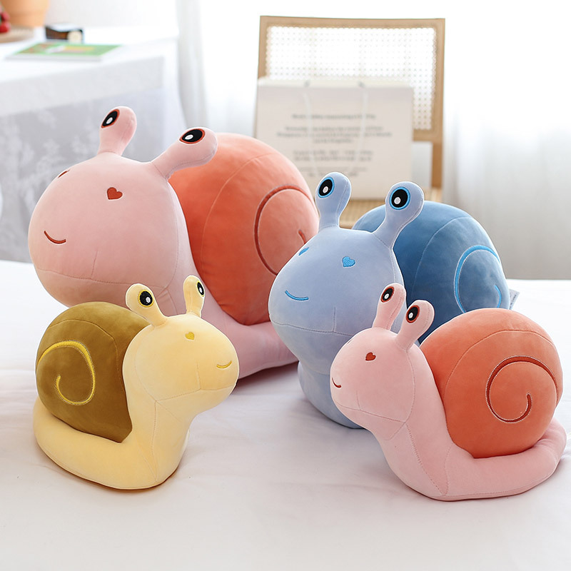 仿真蜗牛毛绒玩具软萌公仔安抚玩偶女生抱枕布娃娃机公仔活动礼品