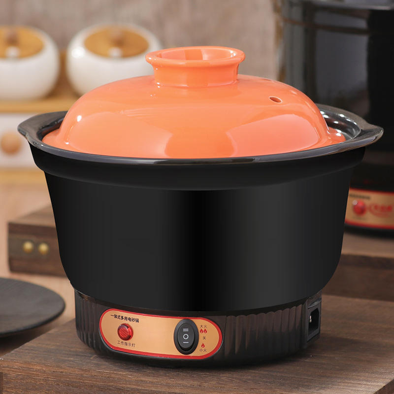 陶瓷电砂锅批发家用型商用中药锅煮粥快慢炖一体式煲汤辅食紫砂锅