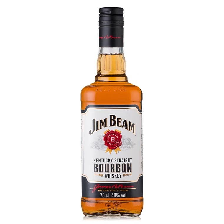 [正品行货]美国进口白占边金宾波本威士忌jimbeam可乐桶洋酒700ml