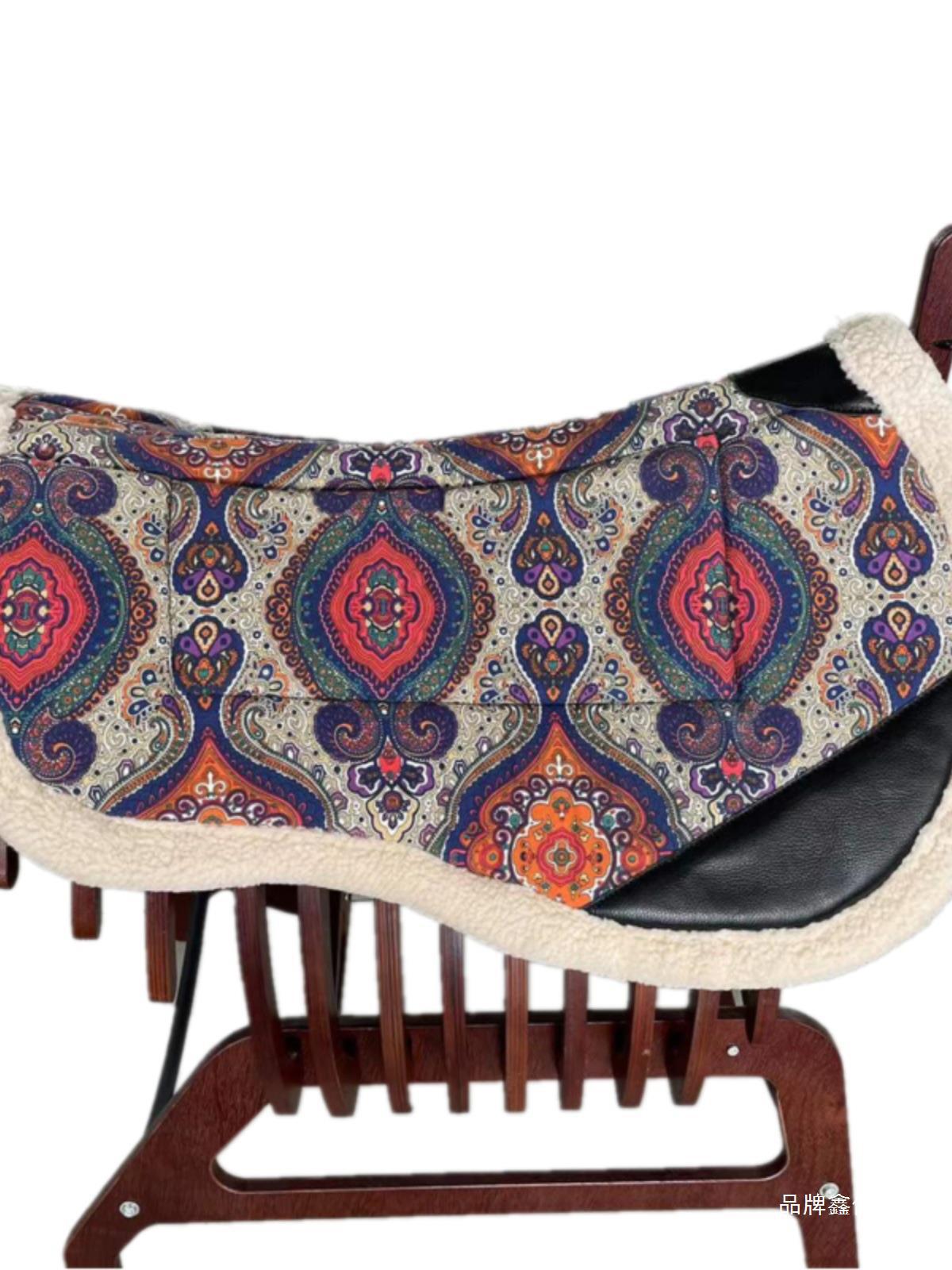 西部马鞍垫加厚马具西式汗屉垫子加高防打背垫结实耐用防磨肩甲