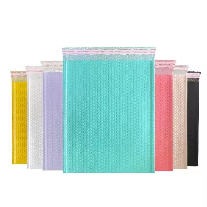 快递袋加厚共挤膜自封袋彩色气泡袋140克自粘黏包装袋批发信封袋