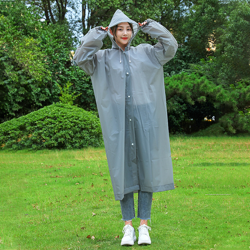 Raincoat Wholesale Eva Unisex Outdoor Raincoat Children Travel Portable Long Raincoat Thickened Adult Raincoat