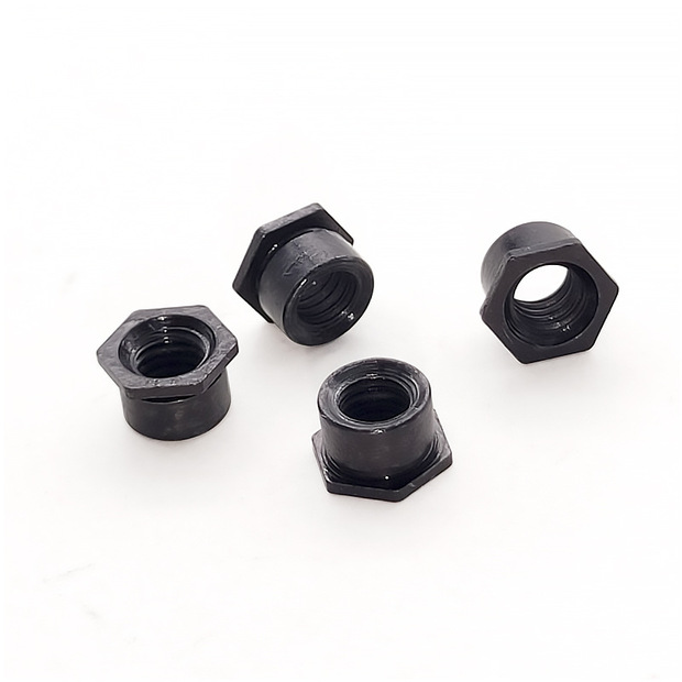 碳钢/不锈钢镀黑锌通孔盲孔压铆螺柱/压板螺母柱钣金铆钉非标定制