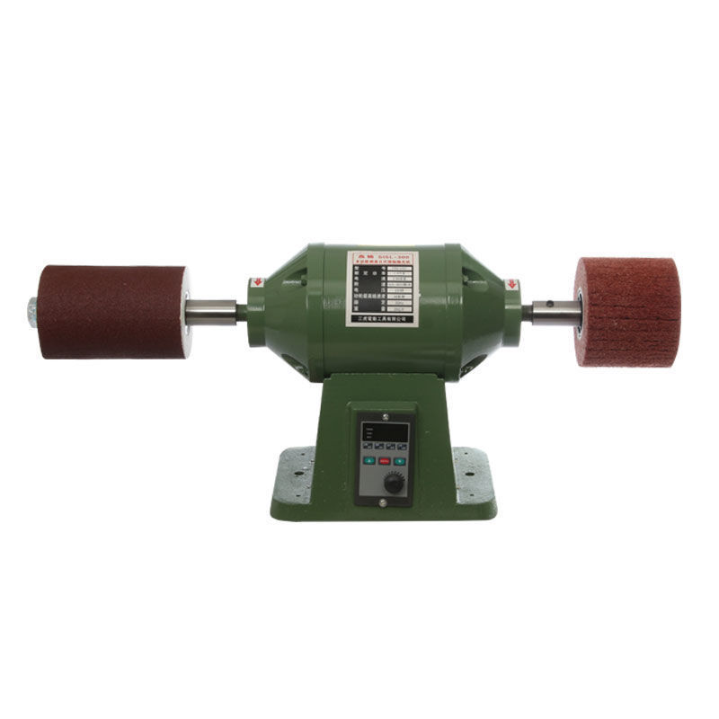 新款小型台式布轮无极变速抛光机不锈钢亚克力金属打磨抛光拉丝机
