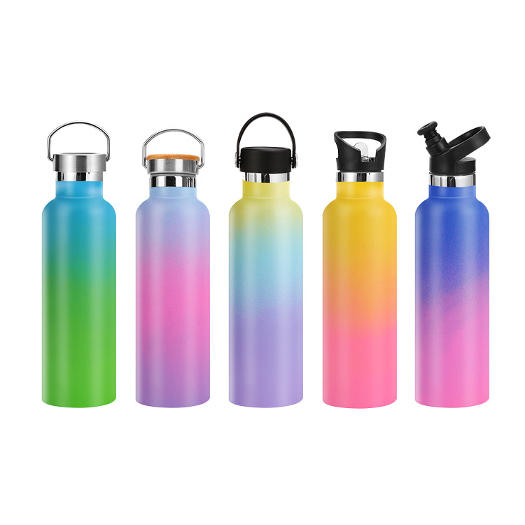 Customizable Logo Multi-Capacity Spray Paint/Powder Coated Mikenda Double-Layer Stainless Steel Water Bottle Insulation