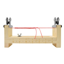 跨境现货实木编线绳器木制diy手工编绳固定架手链红绳子编织器